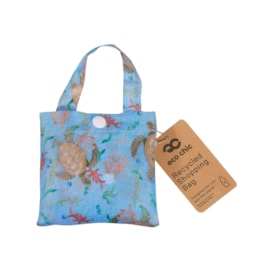 Eco Chic Blue Sea Turtles Shopper