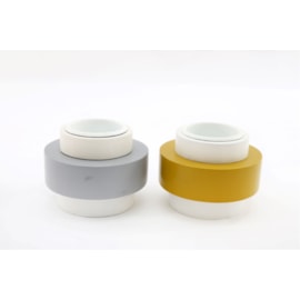 Sifcon Abstract Tealight Holder 8x6cm Sifcon Abstract Tealight Holder 8x6cm