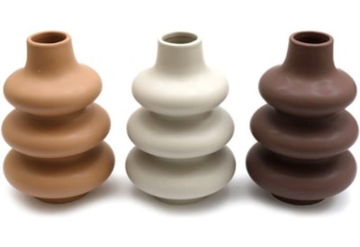 Sifcon Abstract Ribbed Vase Lg 13x21 Sifcon Abstract Ribbed Vase Lg 13x21