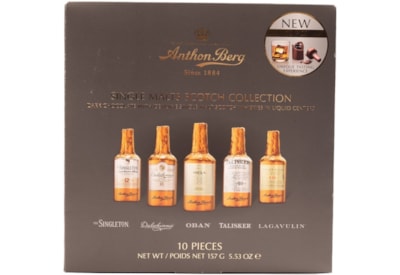Anthon Berg 10pc Single Malt Scotch Whisky Liqueur 155g (AB545)