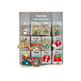 Premier Christmas Pins Asstd (AC074576)