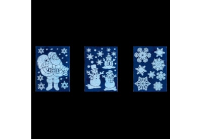 Premier Frosty Window Stickers 3 Asst (AC115075)