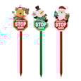 Premier Christmas Wooden Garden Stake Asst 49cm Premier Christmas Wooden Garden Stake Asst 49cm