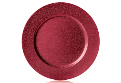 Premier Red Glitter Charger 33cm Premier Red Glitter Charger 33cm