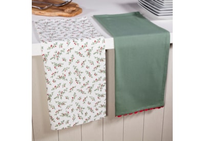 Premier Hollyberry Tea Towels 2s Premier Hollyberry Tea Towels 2s
