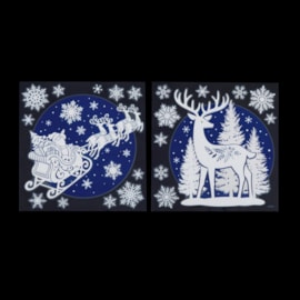 Premier White Christmas Scene Stickers 38cm (AC241164)