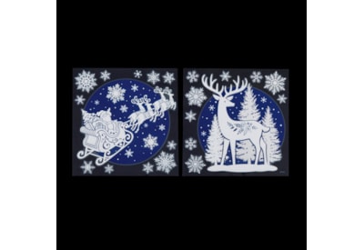 Premier White Christmas Scene Stickers 38cm (AC241164)