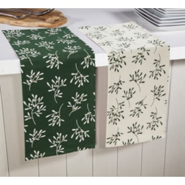 Premier Green Mistletoe Tea Towels 2s Premier Green Mistletoe Tea Towels 2s