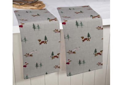 Premier Christmas Dog Tea Towels 2s Premier Christmas Dog Tea Towels 2s
