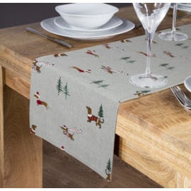 Premier Christmas Dog Table Runner 2m Premier Christmas Dog Table Runner 2m