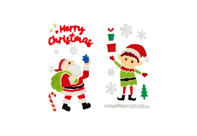 Premier Santa - Elf Window Stickers Asstd (AC242039)