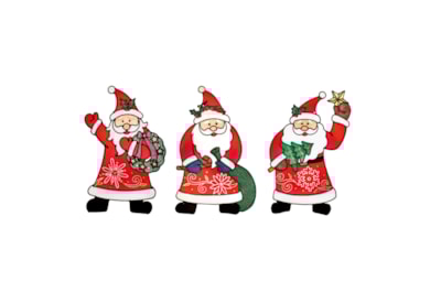 Premier Santa Window Stickers 40cm Premier Santa Window Stickers 40cm