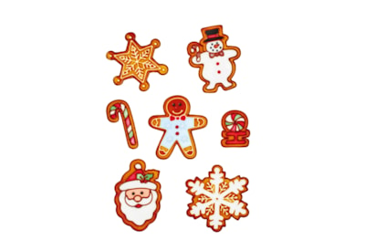 Premier Gingerbread Window Stickers 7pc 40cm (AC242062)