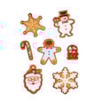 Premier Gingerbread Window Stickers 7pc 40cm Premier Gingerbread Window Stickers 7pc 40cm