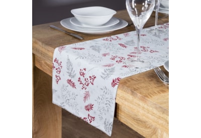 Premier Leaf With Red Berries Table Runner 2m (AC243832)
