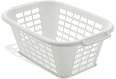 Addis Laundry Basket White 40l Addis Laundry Basket White 40l