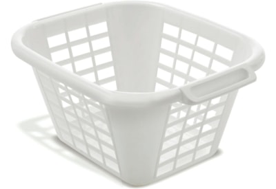 Addis Square Laundry Basket White 24l (505976)