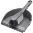 Addis Stiff Brush&dustpan Metallic Addis Stiff Brush&dustpan Metallic