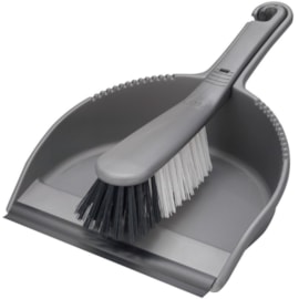 Addis Stiff Brush&dustpan Metallic (510405)