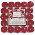 Prices Petali Frosted Cherry Tealights 25s Prices Petali Frosted Cherry Tealights 25s