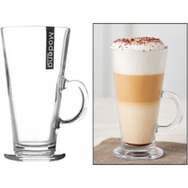 Rsw Clear Glass Latte Mug (AM4102)