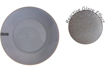 Rsw Side Plate Grn/blu Reactive Glaze 20cm (AM4266)