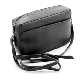 Lapella Amy Leather Crossbody Bag Black (103-1 BLACK)