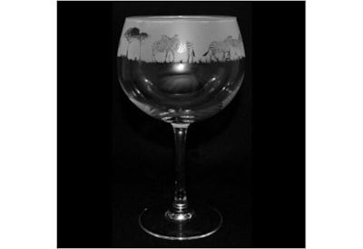 Animo Zebra Scene Gin Balloon Animo Zebra Scene Gin Balloon