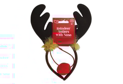 Antler Headband With Nose Antler Headband With Nose