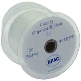 Apac Ivory Wired Chiffon Ribbon Apac Ivory Wired Chiffon Ribbon