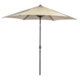 Osaka 2.2M Crank & Tilt Parasol Cream Osaka 2.2M Crank & Tilt Parasol Cream