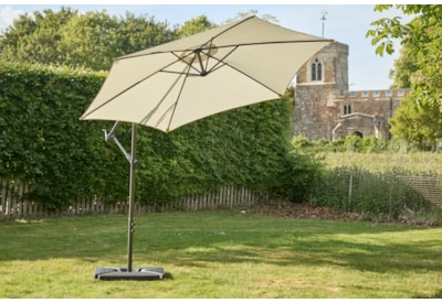 Sapporo 3.0M Cantilever Parasol - Taupe Sapporo 3.0M Cantilever Parasol - Taupe