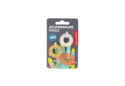 Kikkerland Acupressure Massage Rings 3s Kikkerland Acupressure Massage Rings 3s