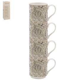 Artichoke Stacking Mugs Set 4