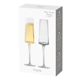 Set x 2 Empire Champagne Flutes (ASD10344)