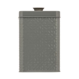 Artisan Street Embossed Storage Canister Smoke Artisan Street Embossed Storage Canister Smoke