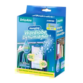 Dri Aire Wardrobe Dehumidifier 3Pc Bonus Bag Dri Aire Wardrobe Dehumidifier 3Pc Bonus Bag