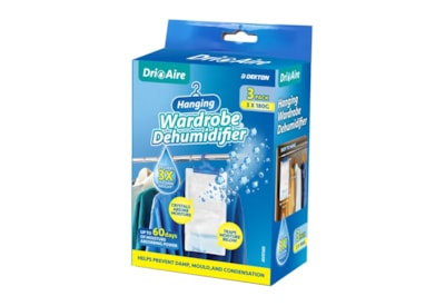 Dri Aire Wardrobe Dehumidifier 3Pc Bonus Bag