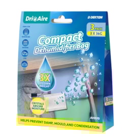 Dri Aire Compact Dehumidifier Bag 3Pc