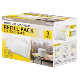 Dri Aire  3*500G Refill Bag With Color Box