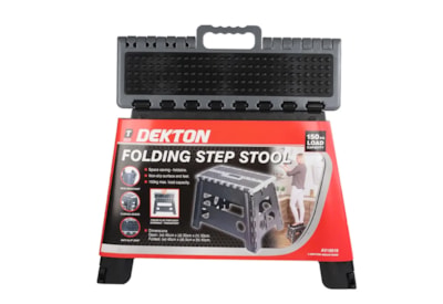 Dekton Heavy Duty Garage Folding Step Stool 32cm Dekton Heavy Duty Garage Folding Step Stool 32cm