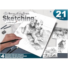 Royal Brush Sketching Made Easy Set 21pce Royal Brush Sketching Made Easy Set 21pce