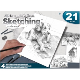 Royal Brush Sketching Made Easy Set 21pce (AVS-SME216)