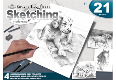 Royal Brush Sketching Made Easy Set 21pce Royal Brush Sketching Made Easy Set 21pce