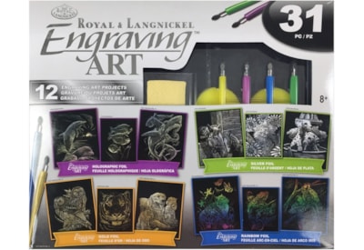 Royal Brush Engraving Art Large Activity Set Royal Brush Engraving Art Large Activity Set