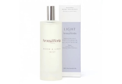 Light By Aroma Works Light Room Mist Petitgrain & Lavender 100ml Light By Aroma Works Light Room Mist Petitgrain & Lavender 100ml