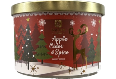 Baltus Luxury 3 Wick Candle Jar Apple & Cider Spice 109mm