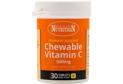Basic Nutrition Vit C Chewable 500mg 30s (BNVC)
