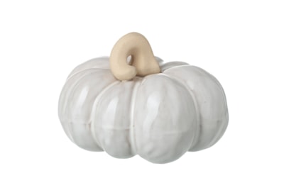 Heaven Sends Porcelain White Pumpkin 11.9cm (BAZ183)