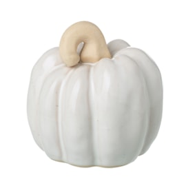 Heaven Sends Ceramic White Pumpkin 9cm (BAZ184)